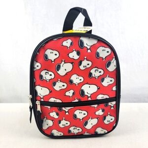 NWT Bioworld Peanuts kids mini Snoopy print backpack 10" x 8" x 3.5"